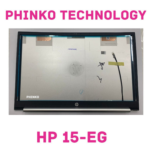 HP Pavilion 15-EG 15-EH TPN-Q245 Q246 LCD Back Cover Top Case SILVER + hinges