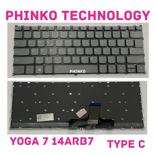 NEW Lenovo Yoga 7 14ARB7 14IAL7 Slim 7 ProX 14ARH7 14IAH7 Keyboard US Backlit
