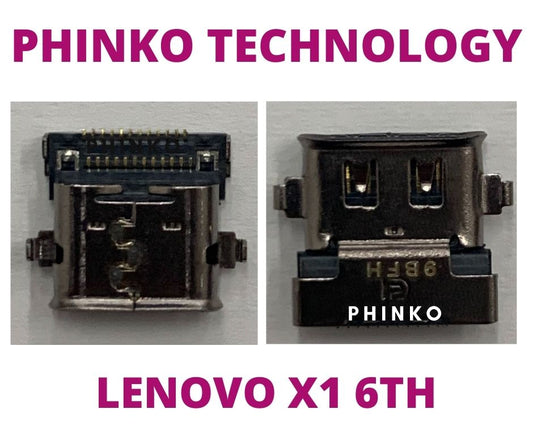 DC Jack Power Socket For Lenovo ThinkPad X1 Carbon 6th Gen USB Type C USB-C