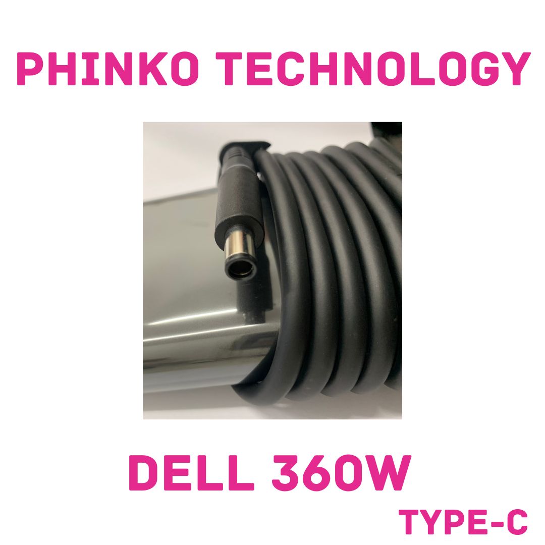 NEW Dell 19.5V 18.46A 360W Charger for Alienware M18 R2 X16 7.4mm Adapter