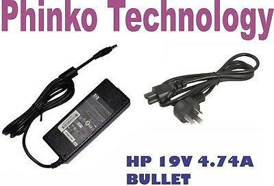NEW HP Genuine Adapter Charger 19V 4.74A 90W BULLET