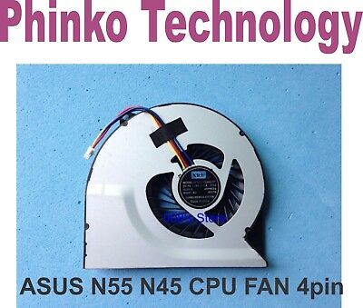 ASUS N45 N45SF N45SL N45S N55 N55S Notebook CPU Cooling Fan