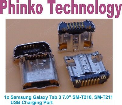 Micro USB Port Charger Connector Samsung GALAXY Tab 3 7.0 T210 T211 Flex Cable