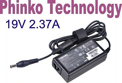 NEW Original Genuine Adapter Charger For Toshiba Ultrabooks 19V 2.37A, 45W