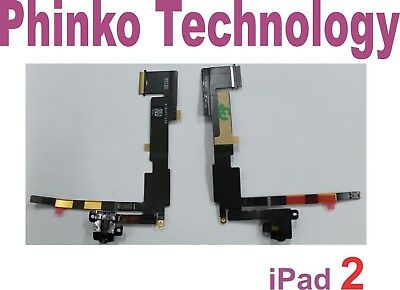 Headphone Audio Jack Socket Connector Flex for Apple iPad 2 OEM