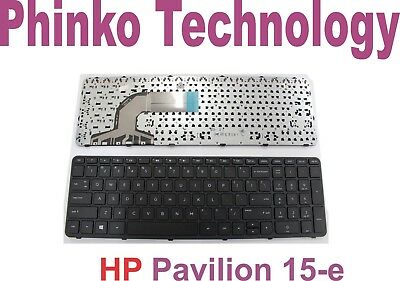 BRAND NEW Keyboard for HP Pavilion 15 15-e 15-n US Teclado Black Frame