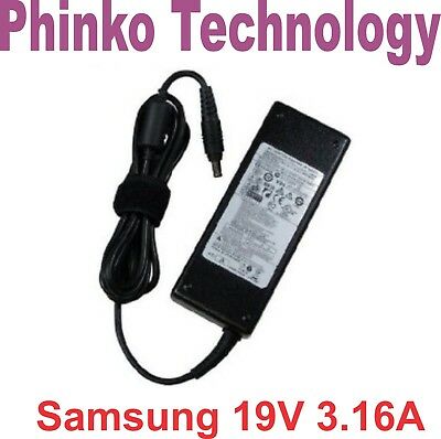 New Original Charger for SAMSUNG NP RC710 RV711 RC720 RV720, 19V 3.16A, 60W