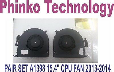 CPU Fan Left + Right Set for Macbook Pro Retina 15.4" A1398 2012 2013 2014 2015