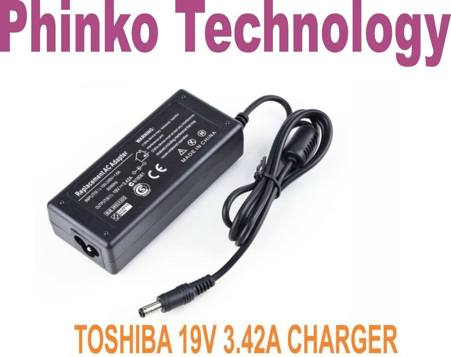 Power AC Adapter Charger for TOSHIBA Satellite C50D-A025(PSCFWA-02500K)