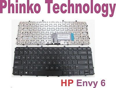 NEW Keyboard for HP Envy 4 Series 6 Series US Teclado Layout with Frame Black