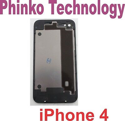 Replacement Rear Cover Panel Glass Cover for Apple iPhone 4 Black