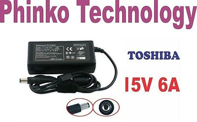 NEW 90W AC Adapter Charger For Toshiba PA2521u-2AC3 15V 6A PA2411 7140CT