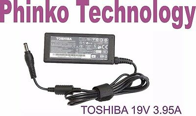 NEW Genuine Charger for TOSHIBA Satellite L500D 19V 3.95A