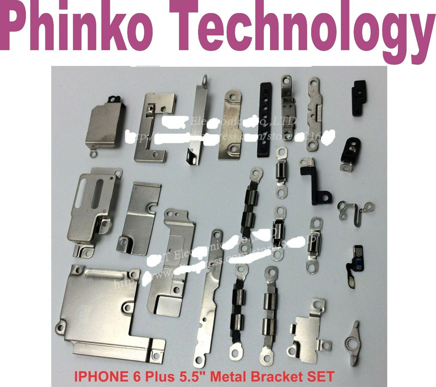 iPhone 6+ Plus 5.5" Full Set Back Housing Flex Cable Holder Metal Plate Bracket