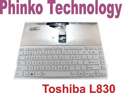 New Keyboard for TOSHIBA L830/01P PSK84A-01P00T White US layout #41007
