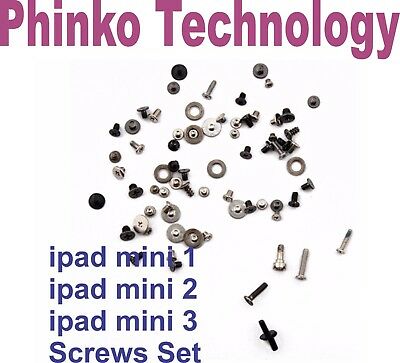 Full Set Screws For iPad Mini 1 Mini 2 Mini 3 Universal Screws sets repair parts