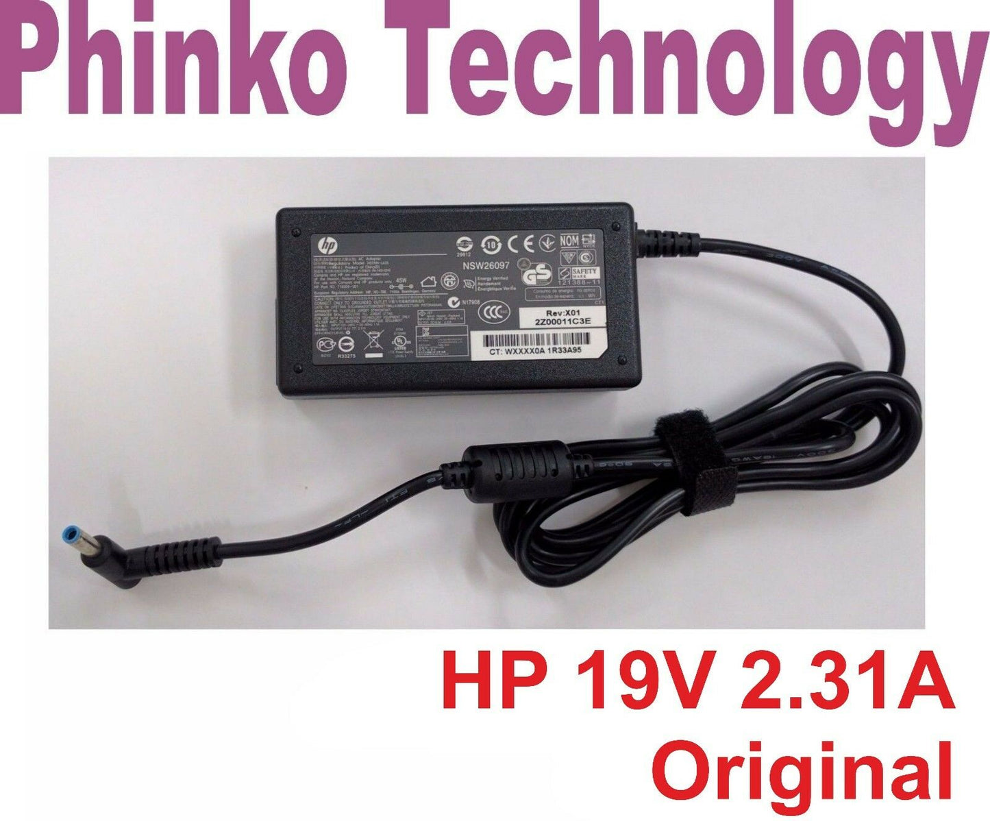 Original 45W Power AC Adapter Charger For HP 210 G1, L0V03PA