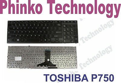 Laptop Keyboard for Toshiba Satellite P750 P750D P755 P770 P775 Black