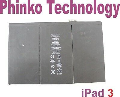 iPad 3 3rd Third Generation A1430 A1416 Wifi 3G Battery Genuine Original OEM
