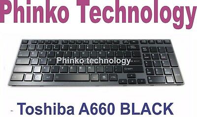 Keyboard For Toshiba A660 A660D A665 A665D US layout with Frame