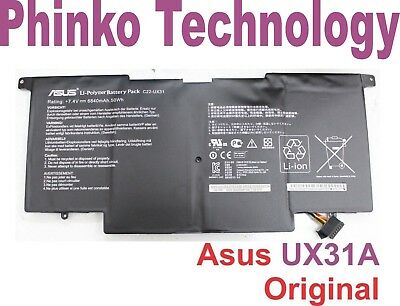 Orignal Laptop Battery for ASUS ZenBook UX31 UX31A UX31E C22-UX31 C23-UX31