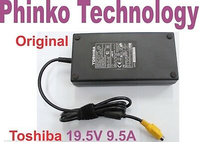 Original Toshiba Qosmio X70 X770 X775 X500 X505 Adapter Charger 19v 9.5a 180w