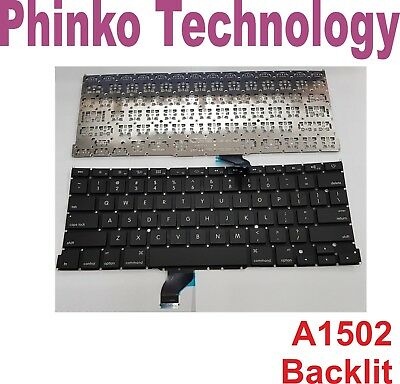 NEW Keyboard For Apple Macbook Pro Retina 13.3" A1502 2013 2014 2015 US backlit