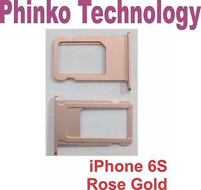 NEW iPhone 6S Nano SIM Card Tray Replacement Rose Gold