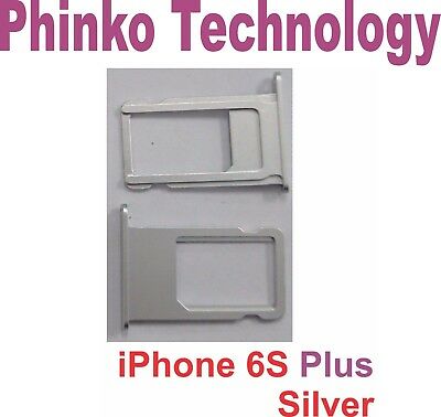 NEW iPhone 6S Plus 6S+ Nano SIM Card Tray Replacement Silver