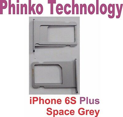 NEW iPhone 6S Plus 6S+ Nano SIM Card Tray Replacement Space Grey