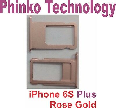 NEW iPhone 6S Plus 6S+ Nano SIM Card Tray Replacement Rose Gold