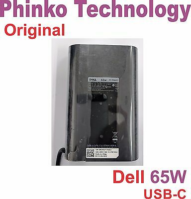 Original AC Charger For Dell DELL USB-C Type-C 65W 20V 3.25A Adapter HA65NM170