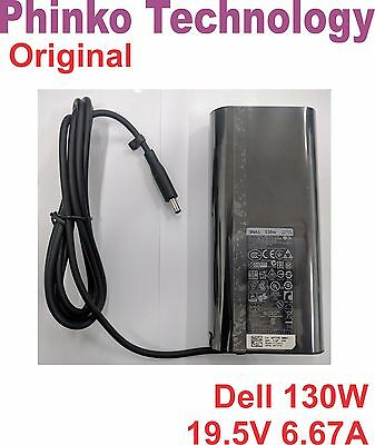 Genuine DELL Slim 130W Power Adapter Charger for XPS 15- 9550