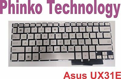 New Keyboard For Asus Zenbook UX31 UX31A UX31E UX31LA Silver