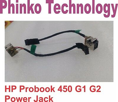 DC JACK PORT WITH CABLE FOR HP ProBook 440 450 455 G1 G2 (9cm)