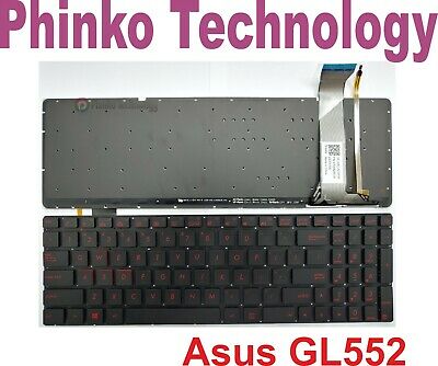 NEW Keyboard For ASUS GL552 GL552JX GL552VW GL552VX GL552VL Black Backlit