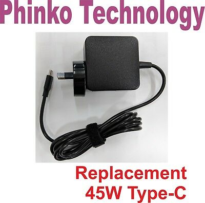 AC Adapter Charger For Dell Lenovo HP USB-C Type-C 45W 20V 2.25A 5V 2A