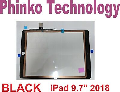 NEW Digitizer Glass Touch Screen for Apple iPad 9.7" 2018 A1893 A1954 BLACK