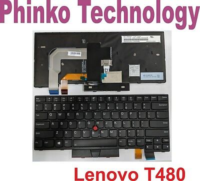 Keyboard for IBM Thinkpad T470 T480 Keyboard US Backlit 01AX487 01AX528 01AX569