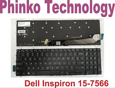 NEW US Black Keyboard for Dell Inspiron 15-7566 7567 5567 5565 5568 7566 Backlit