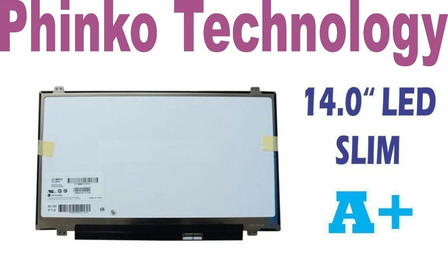 14.0" Slim LED Screen for HP Elitebook 8450P 8470P 8470W 8460P 8460W Folio 9470m