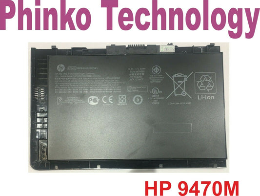 Original Battery For HP EliteBook Folio 9470 9470M Ultrabook Series BT04XL