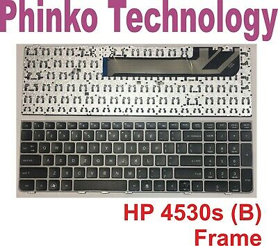 Original NEW For HP Probook 4530S 4730S 4535S US keyboard black with Frame