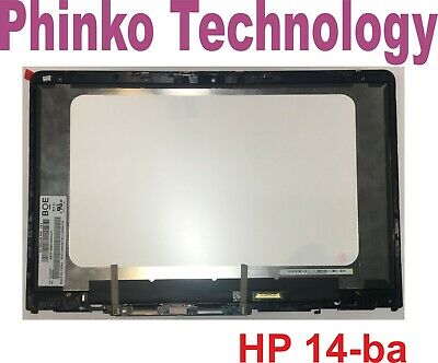 Touch Screen Assembly Digitizer LCD Panel 14" HP Pavilion X360 14-ba 1366*768