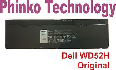 Original Genuine Battery Dell Latitude E7240 E7250 W57CV GVD76 VFV59 WD52H 45Wh