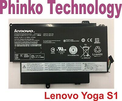 NEW Original Battery for Lenovo ThinkPad Yoga S1 12.5" 45N1706 45N1705 45N1704