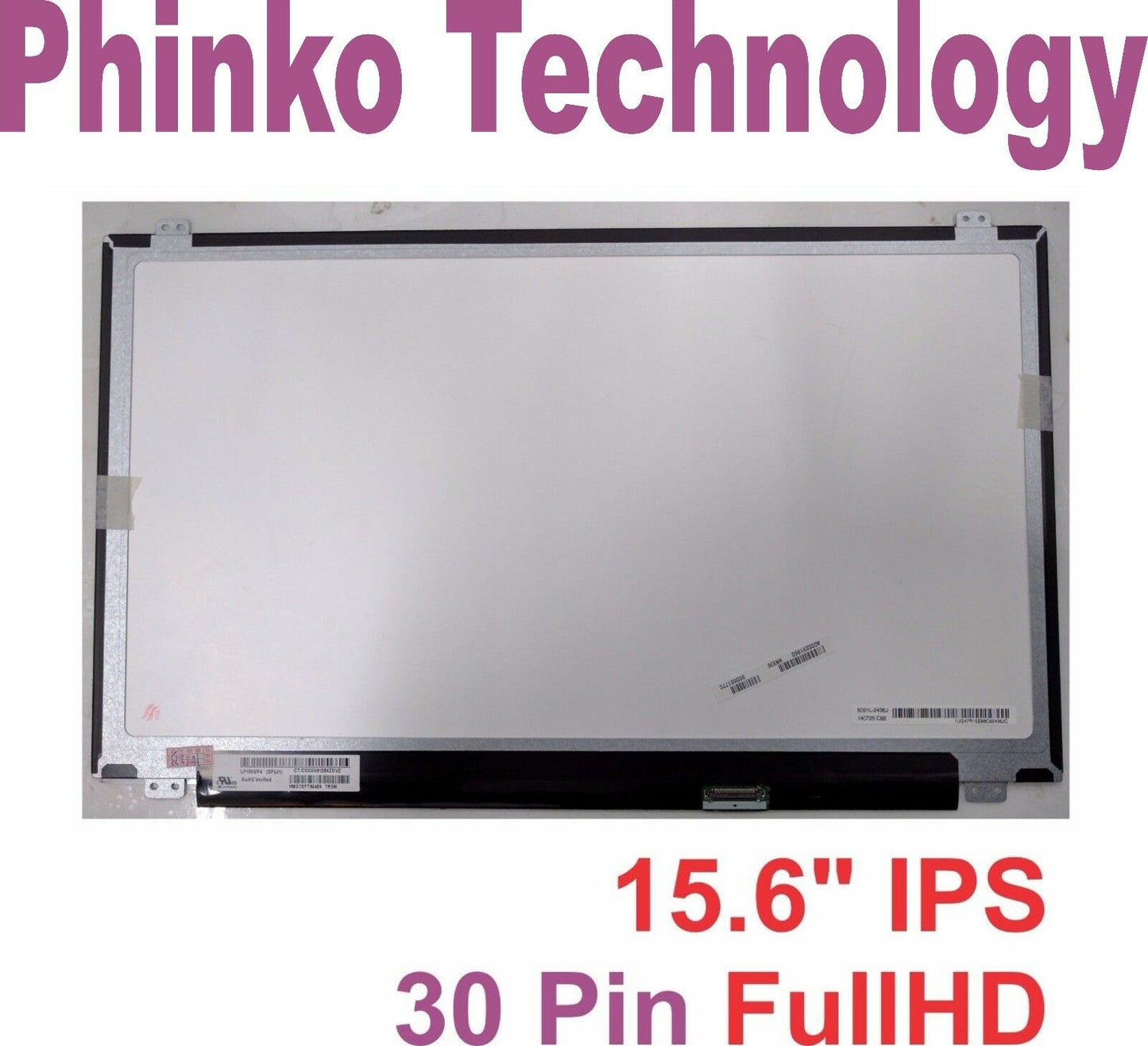 15.6" Slim LED FULL HD IPS Screen 30 pins N156HGE-EA2 LTN156HL02-201