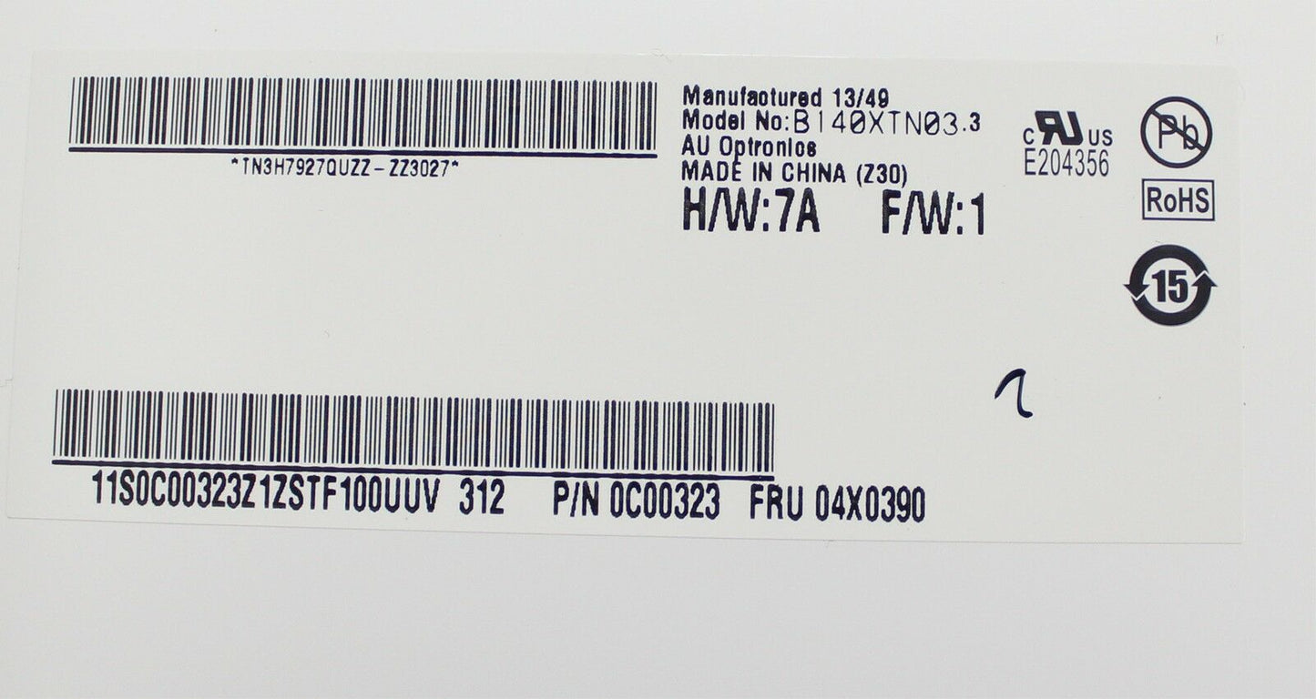 LTN140AT35 H01 fit LTN140AT35-H01 LTN140AT29 LTN140AT31 B140XTN03.3 N140BGE-EA3