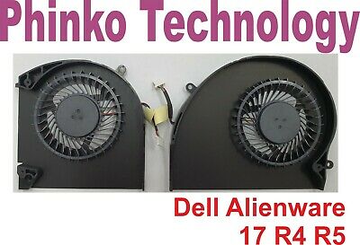 NEW CPU Cooling Fan For DELL Alienware 17 R4 R5 Left + Right