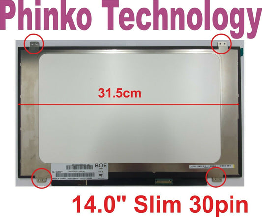 14.0" Slim 30pin 1366*768 31.5cm NT140WHM-N44 N140BGA-EA4 Top Bottom Bracket